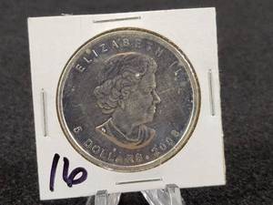 2008 Canadian Maple 1oz .9999 Silver Coin