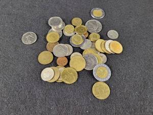 Large Lot of Assorted Foreign Coins