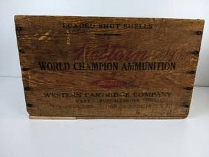 lot 994 image: Western World Champion Ammunition Wood Crate