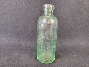 lot 1058 image: Blob Top Glass Bottle - S.C.O.N.M.W. ASSN - Sacramento, CA