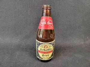 lot 1064 image: Vintage Schells Deer Brand Bock Beer Bottle - New Ulm, MN