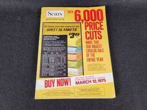 lot 1078 image: 1975 SEARS Winter Catalog
