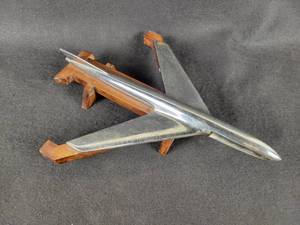 lot 954 image: 1956 BUICK Jet Hood Ornament on Custom Stand