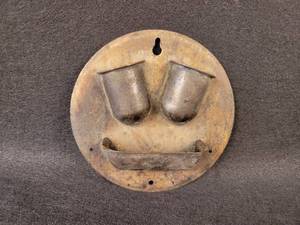 lot 1027 image: Early Tin Match Safe