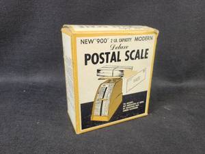 lot 1041 image: Vintage Deluxe 2# Postal Scale in Original Box - Model 900