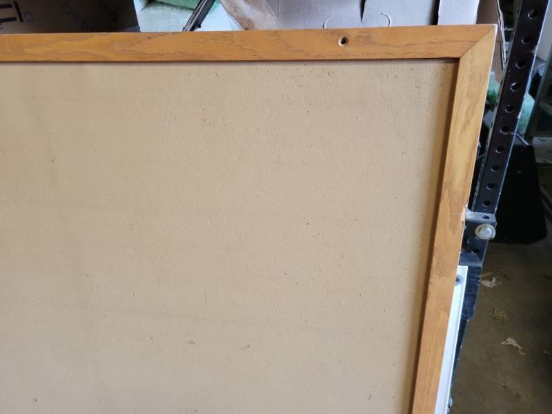lot 857 image: Large Bulletin Board - 8 x 4 - NO SHIPPING