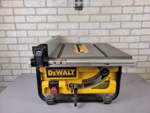 lot 546 image: DeWalt Model DW745 10 Compact Job Site Table Saw - Tested and Works - NO SHIPPING