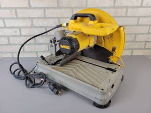 lot 543 image: DeWalt Model No. D28715 14 Chop saw - Tested and Works, NO SHIPPING