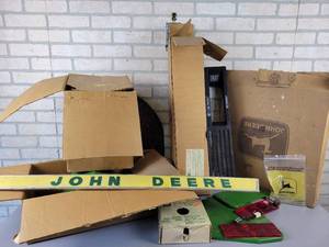 lot 570 image: Large Lot of Assorted John Deere Parts - NO SHIPPING