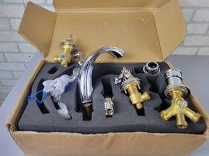 lot 594 image: Kitchen Faucet Assembly - Part No. 88001N - Unsure if Complete