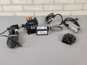 lot 614 image: Premier Marine Fuse panel (Part No. 70005017-1), (2) LED 12V Lights, Seadog 12V Marine Horn and More