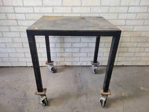 lot 657 image: Rolling Steel Work Platform - NO SHIPPING