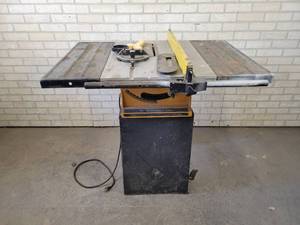 lot 530 image: Rockwell 10 Table Saw on Stand - Model 34-345 - Tested and works - NO SHIPPING