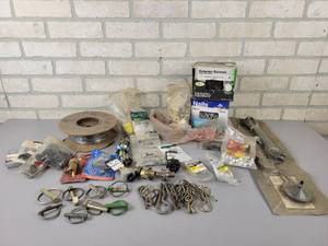 lot 713 image: Assorted Hardware, Hitch Pins, Cotter Keys, wire and More