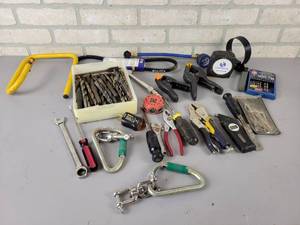 lot 773 image: Drill Bits, Vise-Grip, Screwdrivers and More