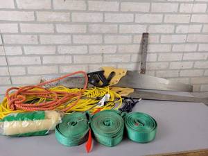 lot 774 image: Straps, rope, Hand Saws and More - NO SHIPPING