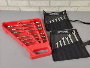 lot 784 image: CRAFTSMAN Combination Wrenches (Metric and Standard) and CRAFTSMAN Ratcheting Wrenches (Metric up to 17mm)