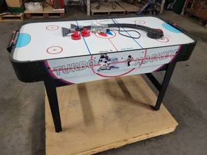 lot 518 image: Sportcraft Turbo Hockey Air Hockey Table - Tested and Works - NO SHIPPING