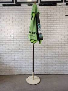 lot 823 image: Miller Chill Patio Umbrella with Steel Stand - NO SHIPPING