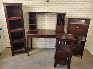 lot 830 image: Cherry Office Furniture - NO SHIPPING