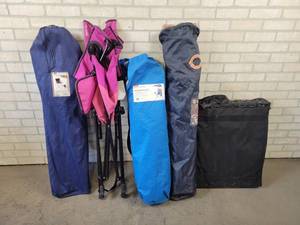 lot 841 image: (5) Adult Folding Camping Chairs - NO SHIPPING