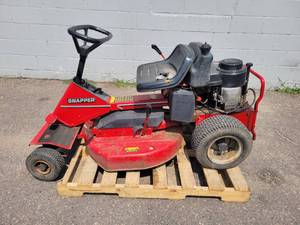 lot 511 image: Snapper Rear Engine Lawn Mower with 12.5hp Tecumseh Engine - Not Running - NO SHIPPING