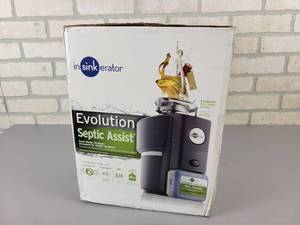 lot 885 image: New in Box inSinkerator Garbage Disposal with Septic Assist