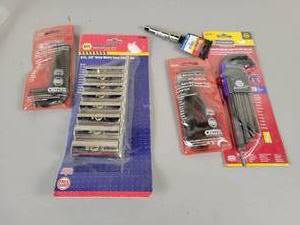 lot 888 image: Lot of New Hand Tools, Deepwell Sockets and More