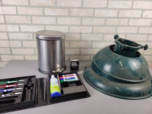 lot 900 image: Dry Erase Marker Kit, Cards Against Humanity Game (Sealed, Christmas Tree Stand and More - NO SHIPPING