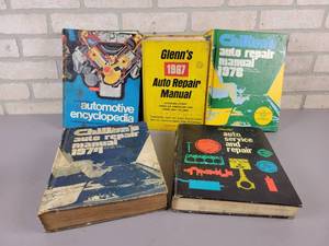 lot 901 image: (5) 1960s and 1970s Car Repair Books