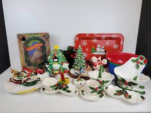 lot 64 image: Lot of Christmas Dcor - NO SHIPPING