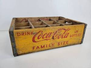 lot 86 image: Coca-Cola Family Size Crate - Made in 1956, Chattanooga, TN