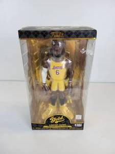 lot 90 image: 2021 Funko Gold LeBron James Vinyl Figure