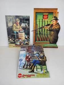 lot 104 image: Lot of (3) Remington Firearm Advertisements