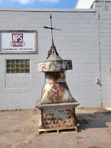 lot 5 image: 11 Galvanized Barn Cupola with Weathervane - NO SHIPPING