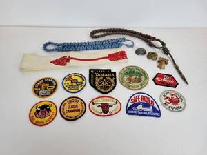 lot 120 image: Lot of Vintage Boy Scouts Uniform Items and Assorted (Non-Boy Scout) Patches