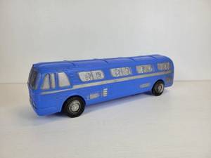 lot 49 image: EMPIRE Vintage Blow Mold Bus Toy