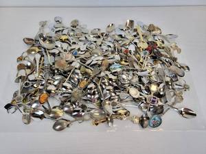lot 144 image: Lot of Collector Spoons - Some Silverplated