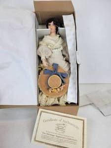 lot 148 image: Heritage Signature Collection Porcelain Doll - Victoria - Item #12341
