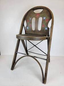 lot 174 image: Vintage Solid Kumfort Folding Chair - NO SHIPPING