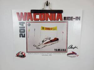 lot 216 image: Lot of (5) Waconia Ride-In Posters - 2010-2014