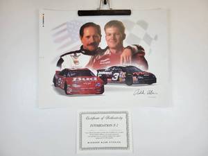 lot 218 image: Intimidation-X-2 Signed Print by Richard Alan