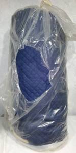 lot 153 image: Polyester Quilted Padded Lining Fabric, Navy Blue..