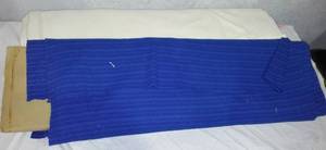 lot 159 image: Cotton Thermal Blue and White.