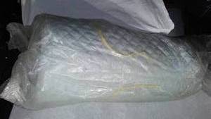 lot 172 image: Gray Polyester Quilted Padded Lining Fabric.