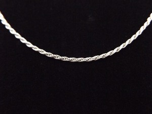 .925 Sterling Silver Thicker Rope Necklace