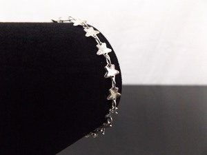 .925 Sterling Silver As New Star Link Bracelet