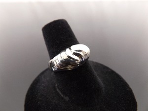 .925 Sterling Silver As New Knot Ring Size 7