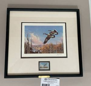 lot 103 image: Larry Toschik Signed Limited Edition Ducks Unlimited Print