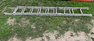 lot 134 image: Aluminum Extension Ladder